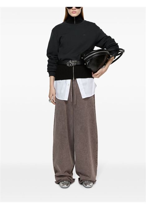 felpa girocollo unisex nera ACNE STUDIOS | CI0187900